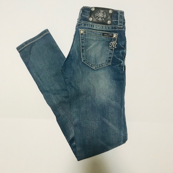 Miss Me Denim - Miss Me JS515153 Skinny Jeans Sz 25 Med Wash